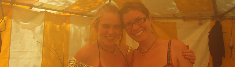Claire and Lou, Buddhafield Festival 2012